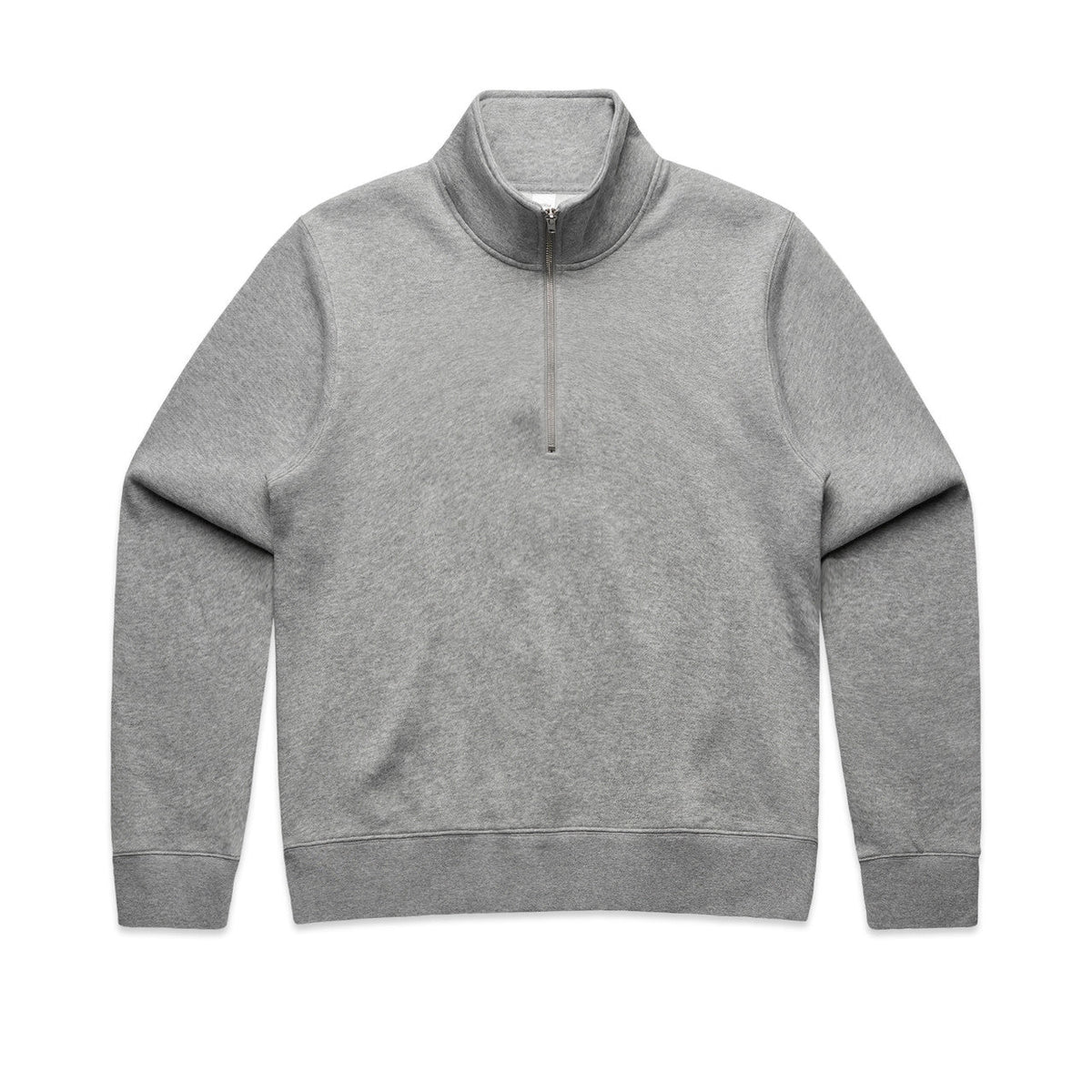 Wo's Stencil Half Zip Crew 4125 - Grey Marle