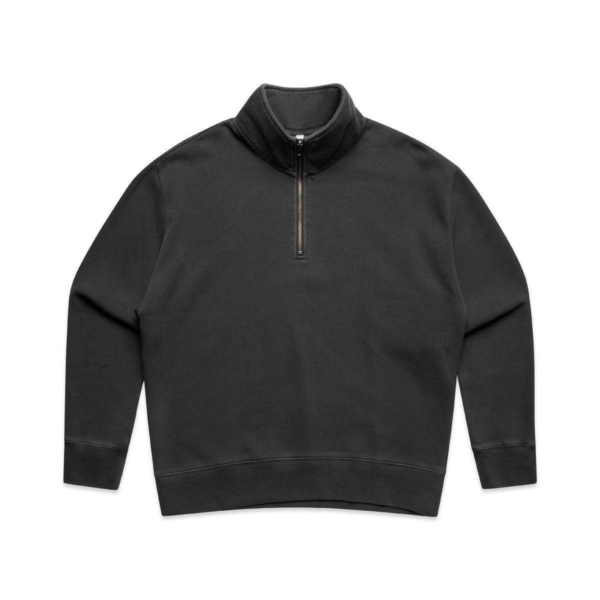 Wo's Relax Faded Half Zip 4167 - Faded Black