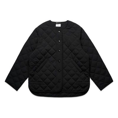 Wo's Quilted Jacket 4525 - Black