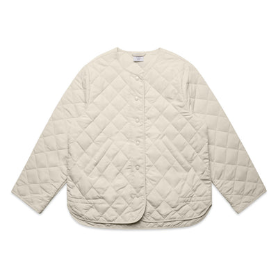 Wo's Quilted Jacket 4525 - Bone