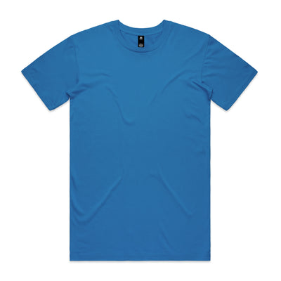 Planett staple tee is a solid blue cotton crew neck t-shirt perfect for uniforms workwear and work uniforms