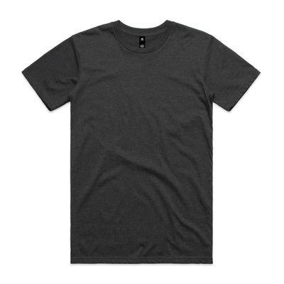 Dark gray short-sleeved crew neck cotton t-shirt perfect for comfortable workwear or casual work uniforms