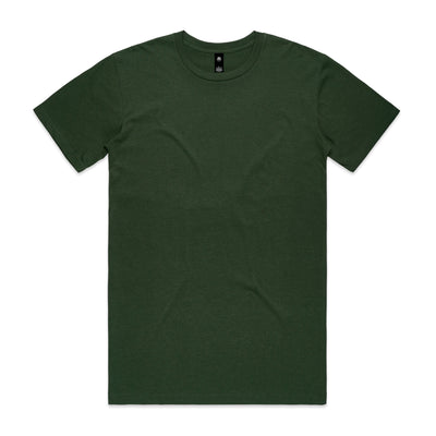 Dark green short-sleeved crew neck planett staple tee perfect for comfortable workwear and casual work uniforms