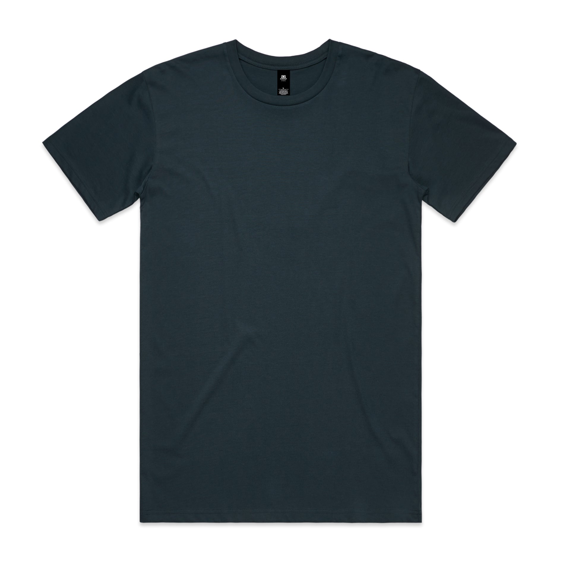 Dark green short sleeved crew neck planett staple tee with subtle texture perfect for workwear and uniforms
