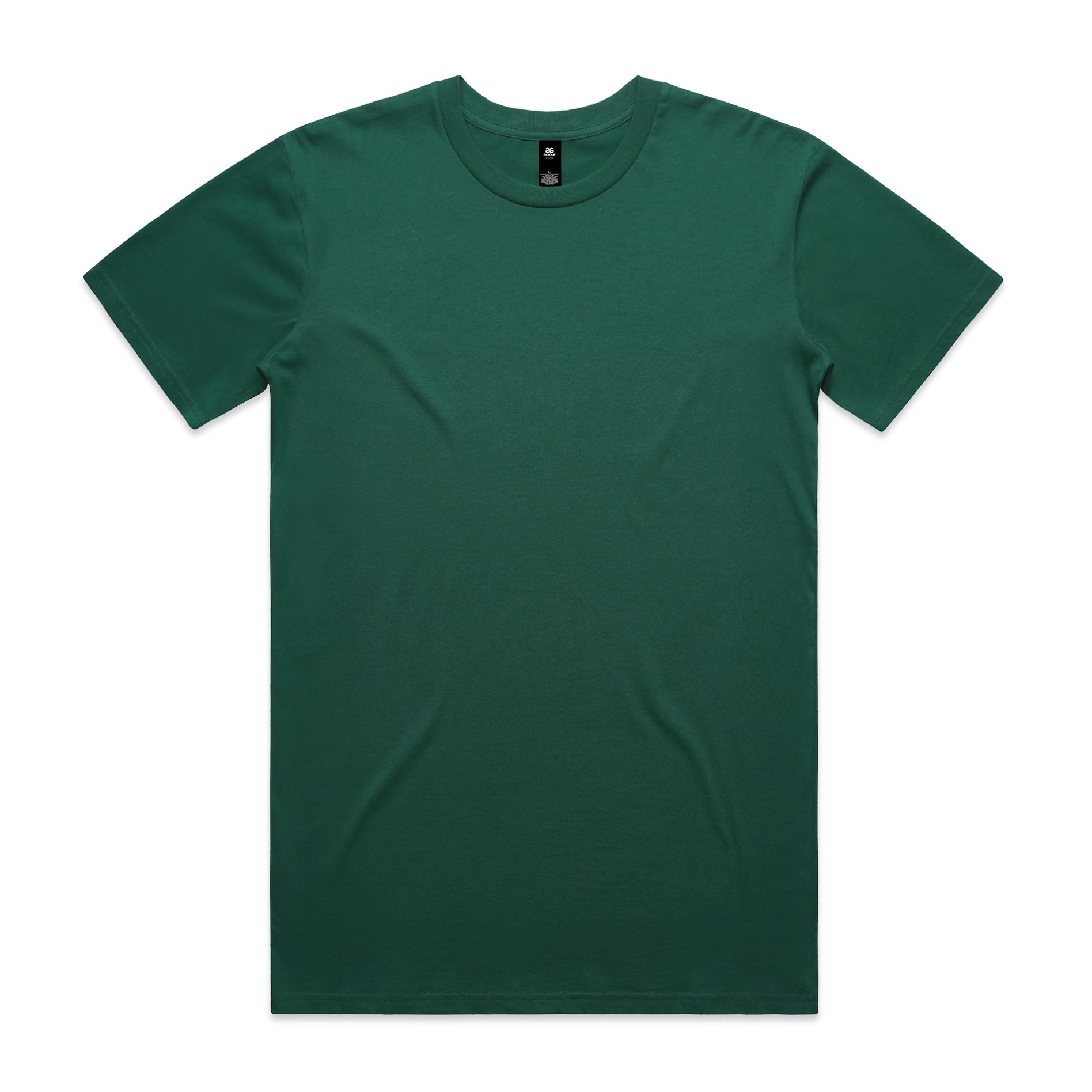 Planett staple tee plain dark green crew neck short sleeve t-shirt ideal for workwear and uniforms