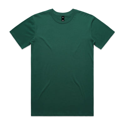 Planett staple tee plain dark green crew neck short sleeve t-shirt ideal for workwear and uniforms