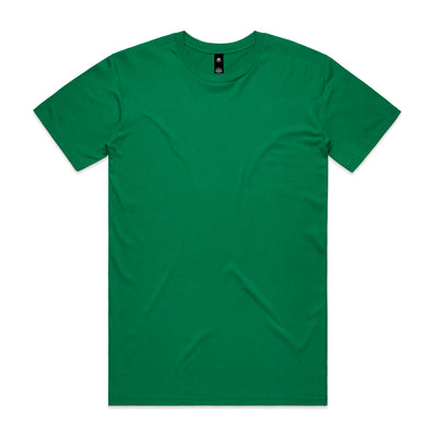 Planett staple tee solid green short-sleeved crew neck t-shirt with subtle texture ideal for workwear uniforms