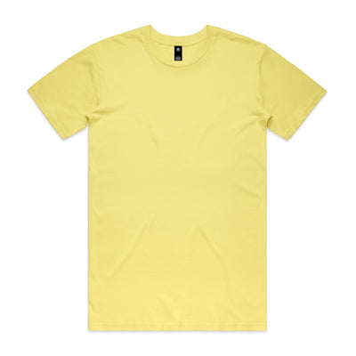 Planett staple tee plain yellow short-sleeved crew neck t-shirt ideal for workwear and work uniforms