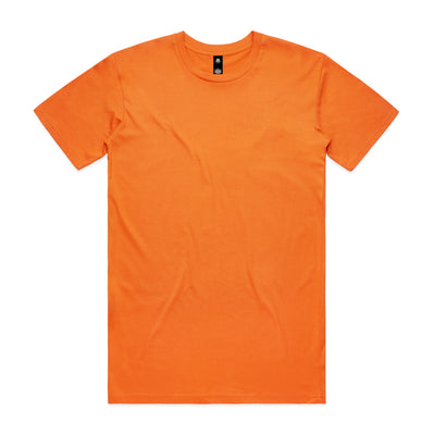 Bright orange planett staple tee made of soft cotton fabric perfect for comfortable workwear uniforms and work uniforms