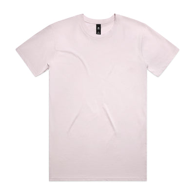 Minimalist pale pink planett staple tee with short sleeves and crew neck perfect for comfortable work uniforms