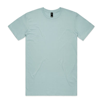 Classic heavyweight t-shirt in mint green cotton with crew neck ideal for work uniforms and casual workwear