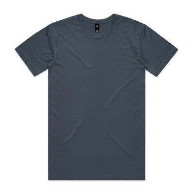 Dark gray short-sleeved crew neck cotton t-shirt perfect for workwear and casual uniforms from Planett Staple Tee