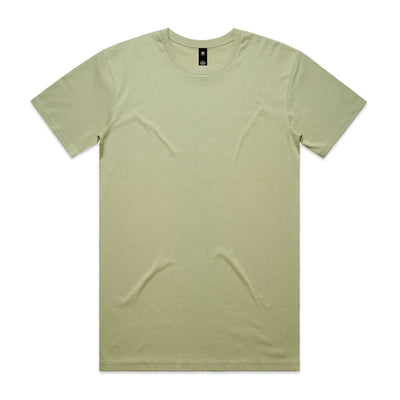 A minimalist olive green cotton crew neck t shirt perfect for casual work uniforms and comfortable workwear