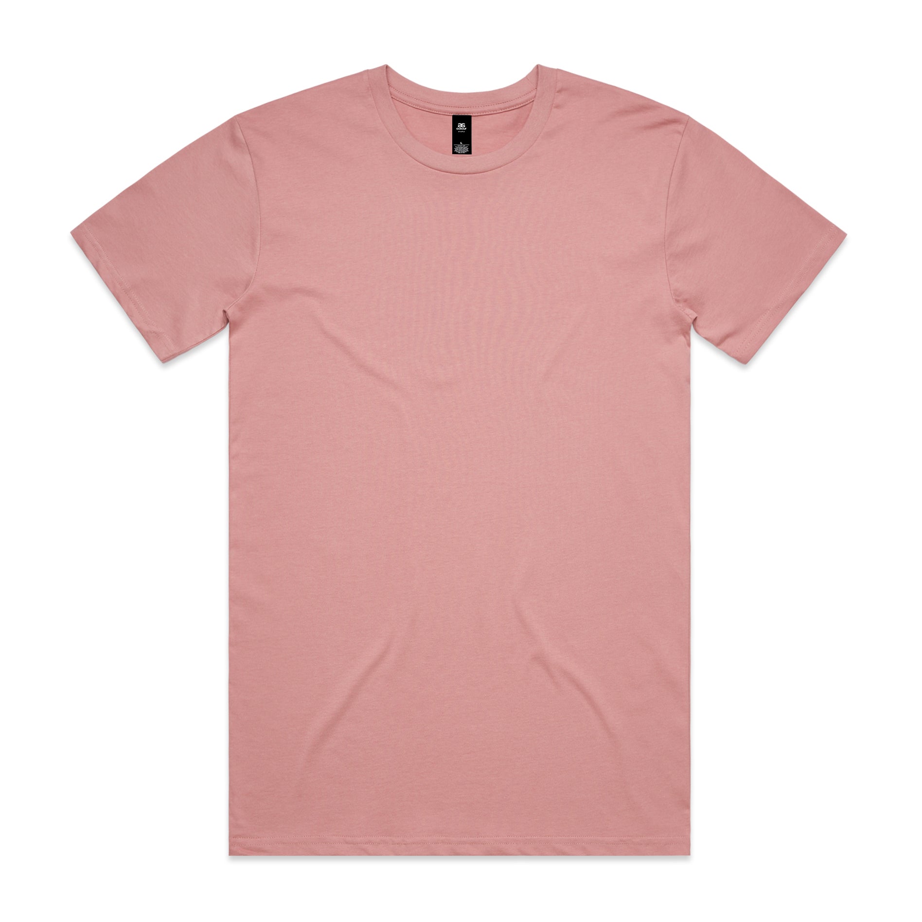 Planett staple tee soft pink short-sleeved crew neck t-shirt with subtle texture perfect for workwear uniforms