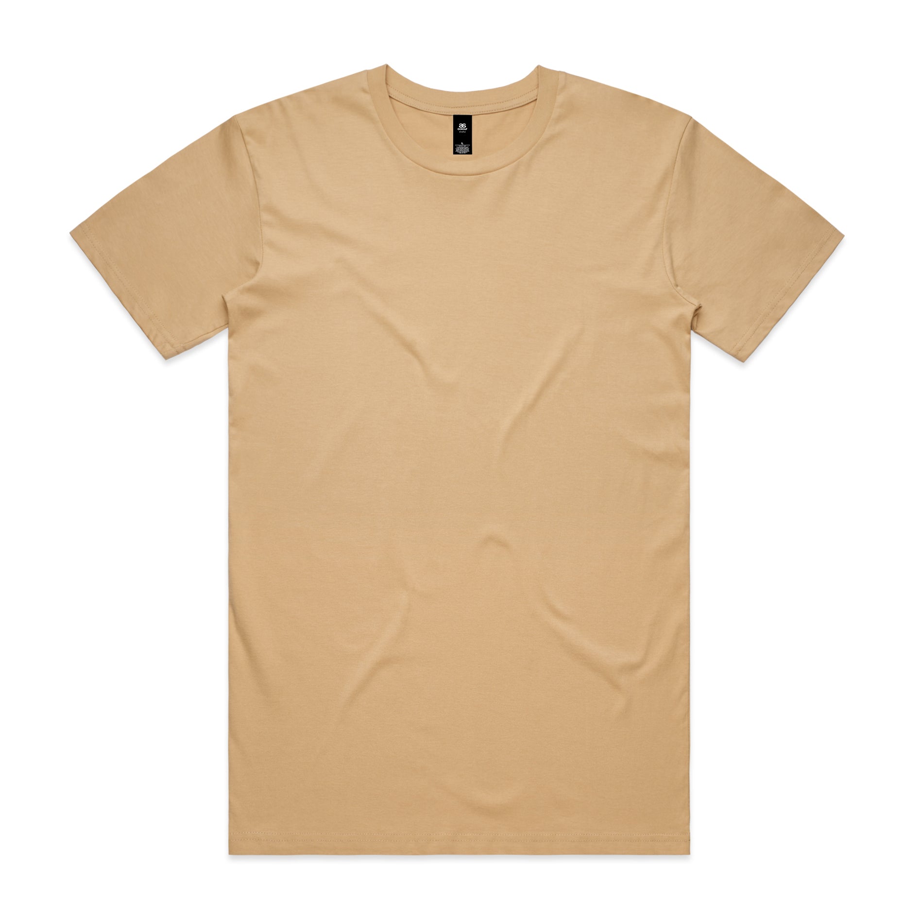 Beige planett staple tee short sleeve crew neck t-shirt with subtle texture perfect for work uniforms and workwear
