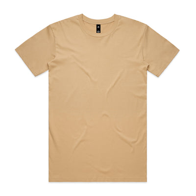 Beige planett staple tee short sleeve crew neck t-shirt with subtle texture perfect for work uniforms and workwear