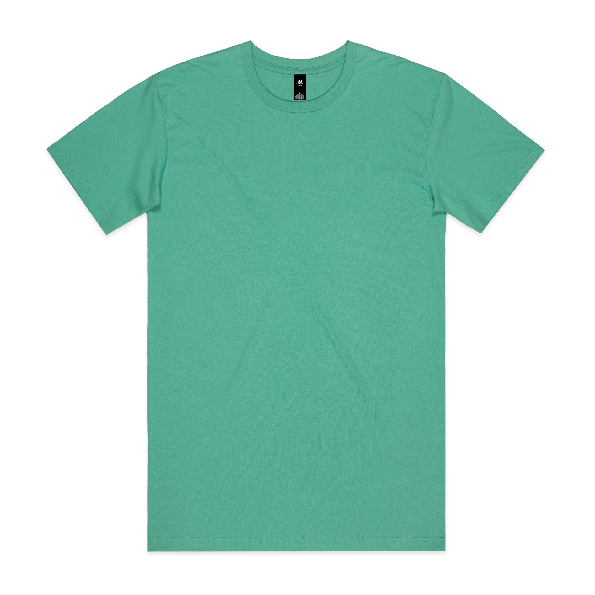 Planett staple tee solid teal cotton short sleeve crew neck perfect for comfortable workwear or uniforms