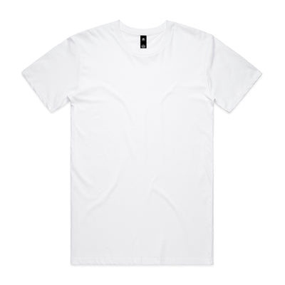 White short-sleeved crew neck Planett staple tee with minimalist design perfect for workwear or uniforms