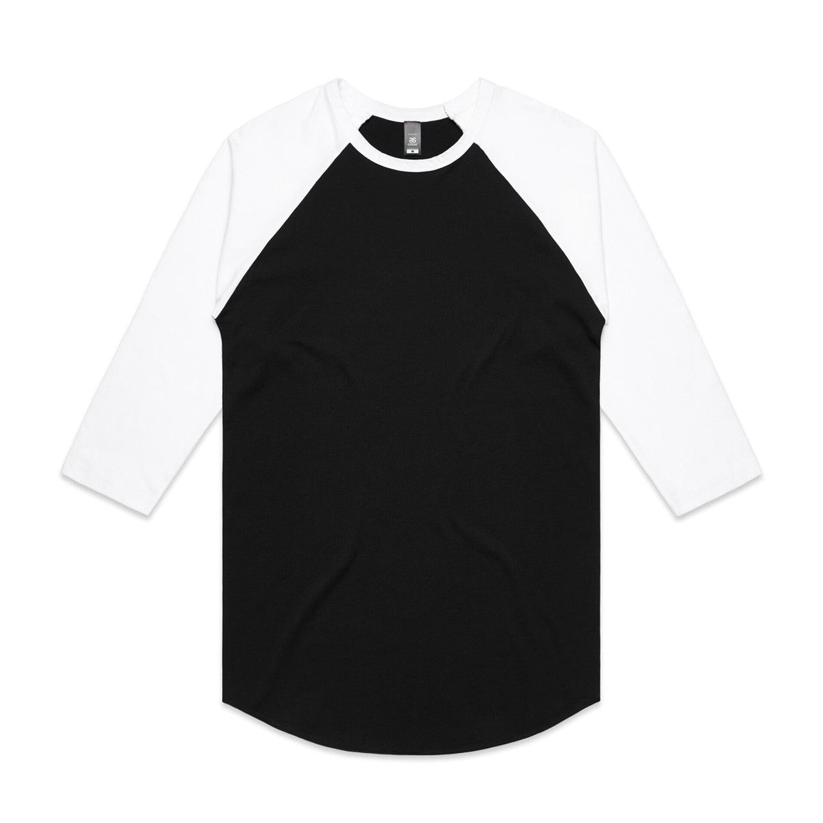 Raglan Tee 5012 - Black/White