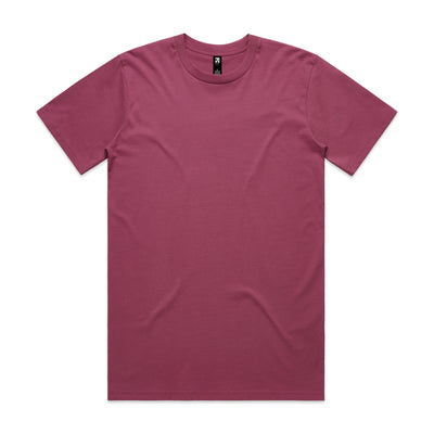 Classic heavyweight t-shirt in maroon with subtle texture perfect for durable workwear and uniforms