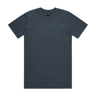 Dark gray classic heavyweight crew-neck t-shirt with minimalist design perfect for workwear and uniforms