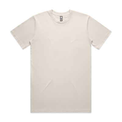 Classic heavyweight off-white cotton t-shirt with crew neck and short sleeves perfect for uniforms and workwear