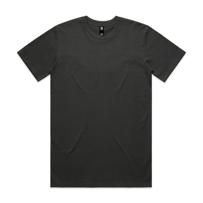 A sleek black classic heavyweight t-shirt with subtle texture perfect for workwear and uniforms