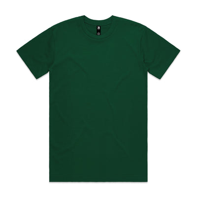 Classic heavyweight t-shirt in dark green soft cotton perfect for durable workwear and comfortable work uniforms