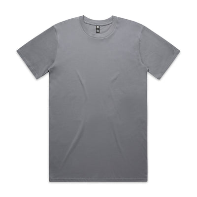 Classic heavyweight t-shirt in plain gray with crew neck and subtle texture ideal for uniforms and workwear