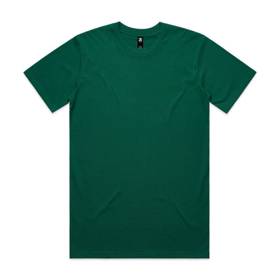 Classic heavyweight t-shirt in dark green made of soft cotton perfect for workwear and uniforms