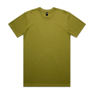 Olive green classic heavyweight short-sleeved crew neck t-shirt perfect for workwear and work uniforms