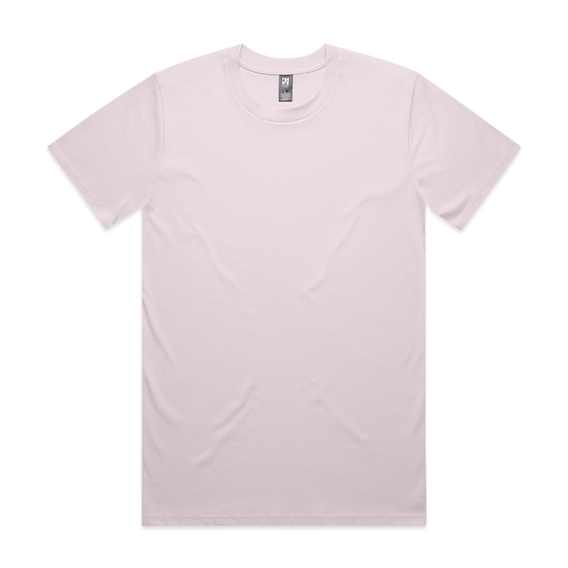 A soft blush pink classic heavyweight t-shirt in smooth cotton blend perfect for workwear and uniforms