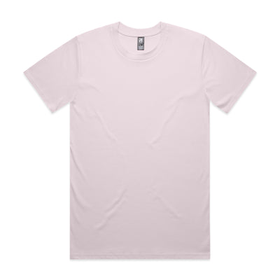 A soft blush pink classic heavyweight t-shirt in smooth cotton blend perfect for workwear and uniforms
