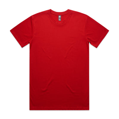 Classic heavyweight t-shirt in vibrant red smooth cotton perfect for durable workwear and comfortable work uniforms