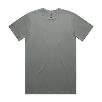 Classic heavyweight gray t-shirt with crew neck and subtle texture perfect for uniforms and workwear use