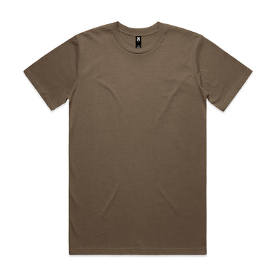 Classic heavyweight olive green cotton t-shirt with short sleeves perfect for workwear and uniforms