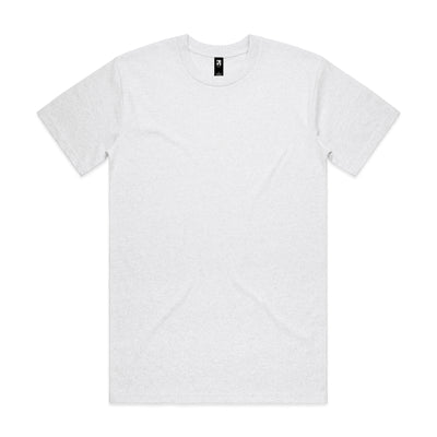 Classic heavyweight white cotton crew-neck t-shirt ideal for durable workwear and comfortable work uniforms