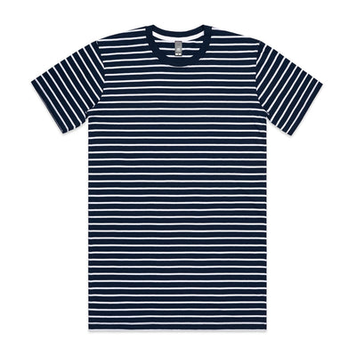 Staple Stripe Tee 5028 - Navy/White