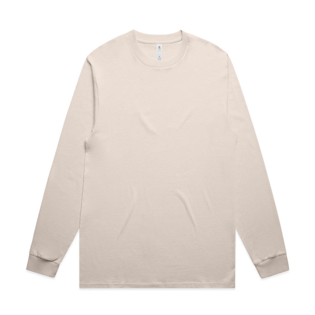 Block L/S Tee 5054 - Bone