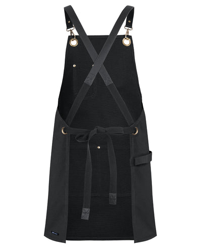 Brass Eyelet Canvas Apron with PU Strap