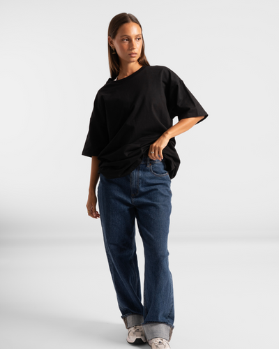 Luxe Oversized Tee - Onyx
