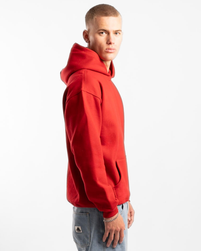 Unisex Heavy Hood - Red