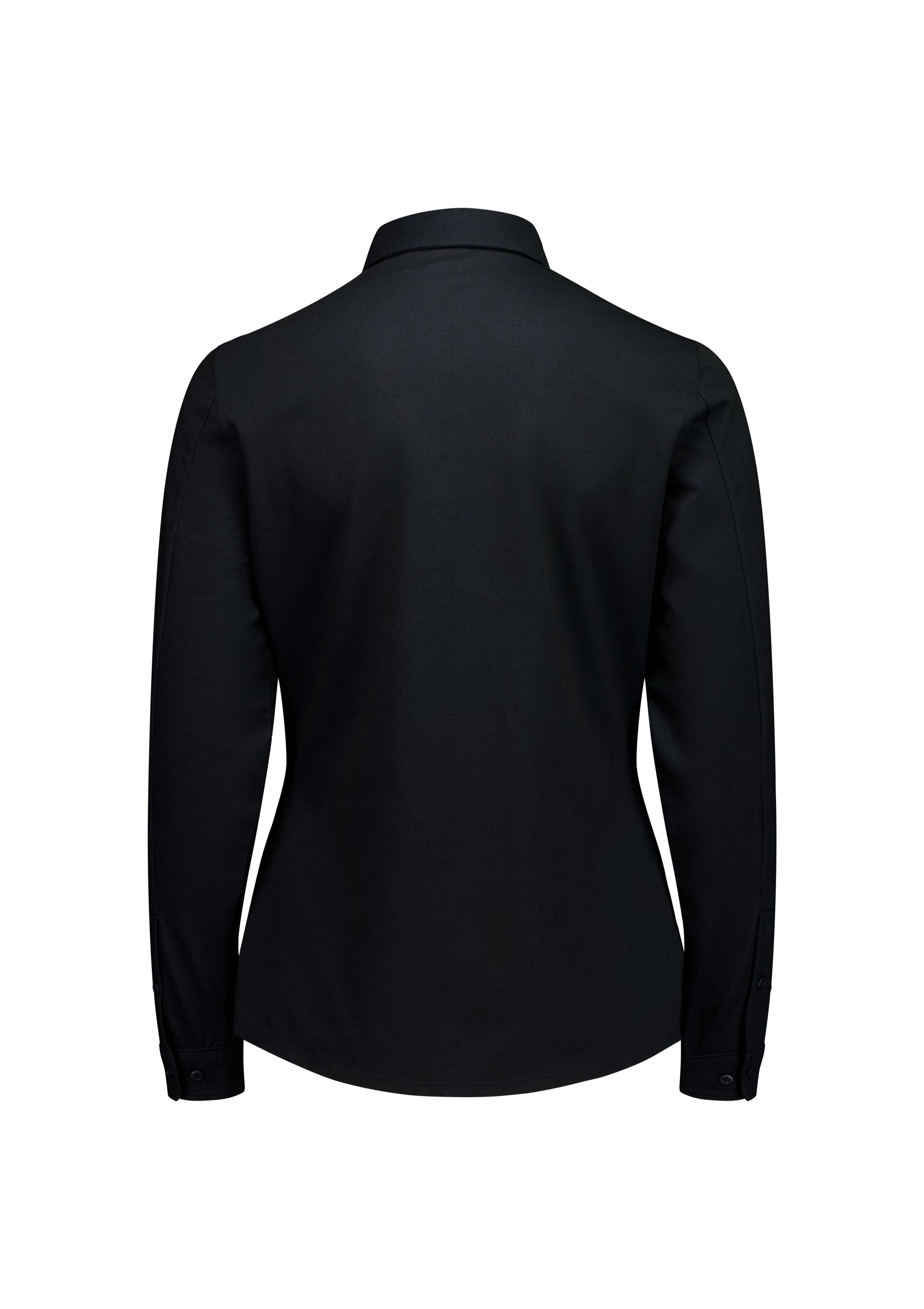 Biz Collection Womens Venture Long Sleeve Shirt BS2619LL in Black product view