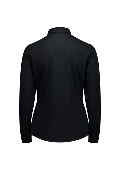 Biz Collection Womens Venture Long Sleeve Shirt BS2619LL in Black product view