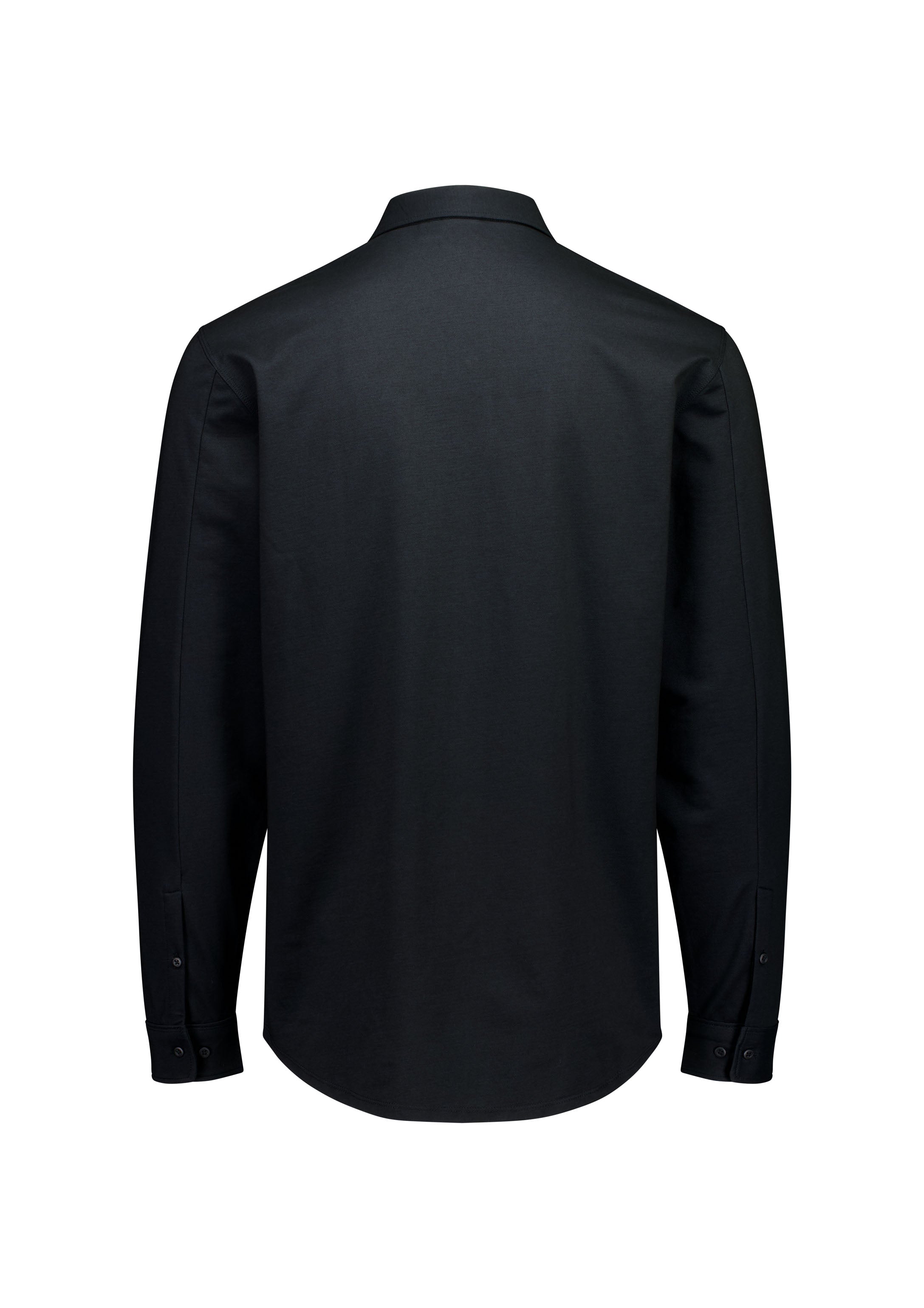 Biz Collection Mens Venture Long Sleeve Shirt BS2619ML in Black product view