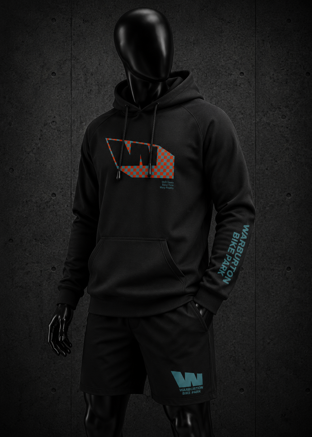 Warburton Bike Park V8Y Youth Hoodie