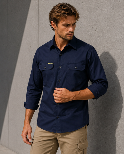 Cotton Drill LS Shirt