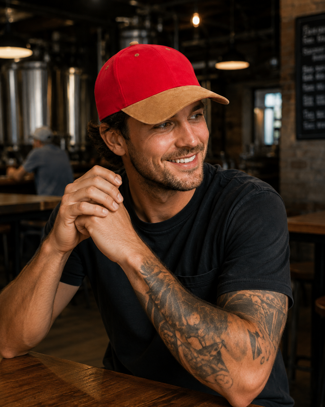 Goodmates Suede Peak Cap