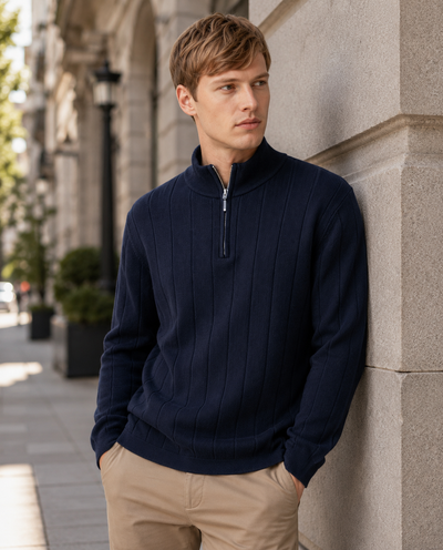 Half Zip Merino Rich Pullover