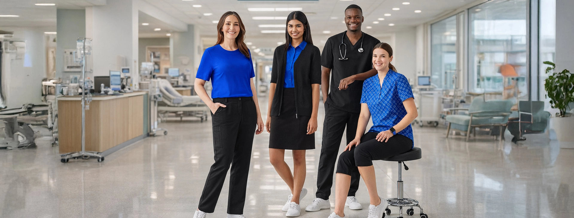 Group of Healthcare Professionals in Hospital Australia | Doctors & Nurses in Medical Workwear